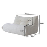 Caterpillar Bean Bag Two Seater Loveseat