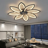 31 in. Flower Shape Remote LED Ceiling Fan