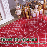 圣诞雪花小地毯 3x5 