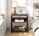 3-Tier End Table, Side Table, Nightstand for Small Space