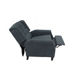 Dark Grey Pushback Recliner Sofa