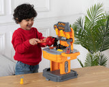 JOYIN Little Tool Workbench with Portable Backpack Kids Toy Construction Tool Set